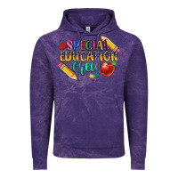 Cloud Purple special education crew Vintage Hoodie - CowGirlArtShop