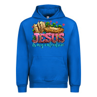 Cobalt jesus is my valentine Urban Hoodie - AdoDesignShop