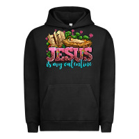 Pigment Black jesus is my valentine Urban Hoodie - AdoDesignShop