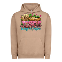 Pigment Burro jesus is my valentine Urban Hoodie - AdoDesignShop