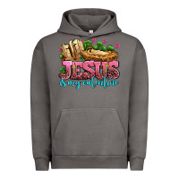 Pigment Tornado jesus is my valentine Urban Hoodie - AdoDesignShop