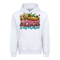 White jesus is my valentine Urban Hoodie - AdoDesignShop