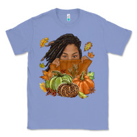 Colony Blue Fall with black girl Classic Tee - NancyCooperArtShop
