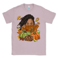 Lilac Fall with black girl Classic Tee - NancyCooperArtShop