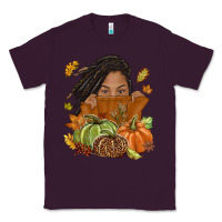 Plum Fall with black girl Classic Tee - NancyCooperArtShop