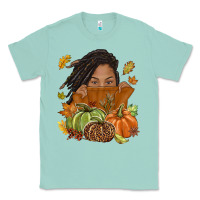 Seafoam Fall with black girl Classic Tee - NancyCooperArtShop