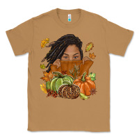 Toasted Coconut Fall with black girl Classic Tee - NancyCooperArtShop