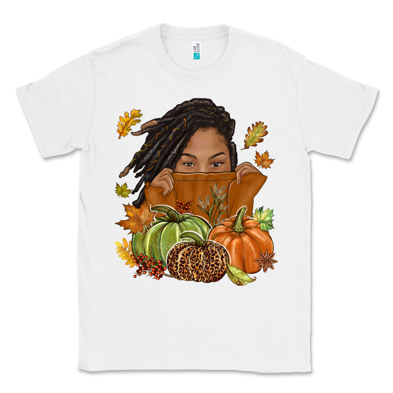 Fall With Black Girl Classic Tee by NancyCooperArtShop | Teevron