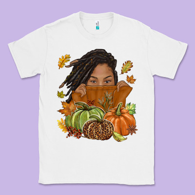 Fall With Black Girl Classic Tee Designed By Nancycooperartshop