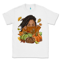 White Fall with black girl Classic Tee - NancyCooperArtShop