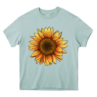 Arona sunflower Heavy Core Tee - BarkalooDesign