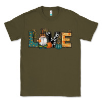 Army Green Fall Love Gnome Classic Tee - RanaPortraitStore