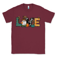 Burgundy Fall Love Gnome Classic Tee - RanaPortraitStore