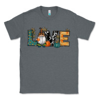 Charcoal Heather Fall Love Gnome Classic Tee - RanaPortraitStore