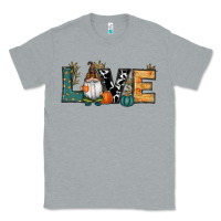 Heather Grey Fall Love Gnome Classic Tee - RanaPortraitStore
