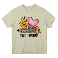 Mossy peace love 2nd grade Heavy Core Tee - JahusDesignShop