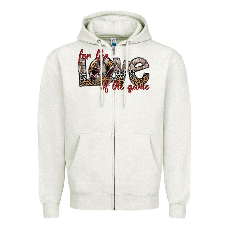 For The Love Of The Game Zipper Hoodie by SublimationCraftShop | Teevron