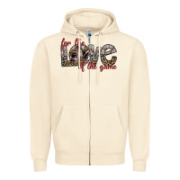 Sandshell for the love of the game Zipper Hoodie - SublimationCraftShop