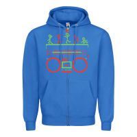 True Royal Check Tribe Called Quest Zipper Hoodie - trangStudio