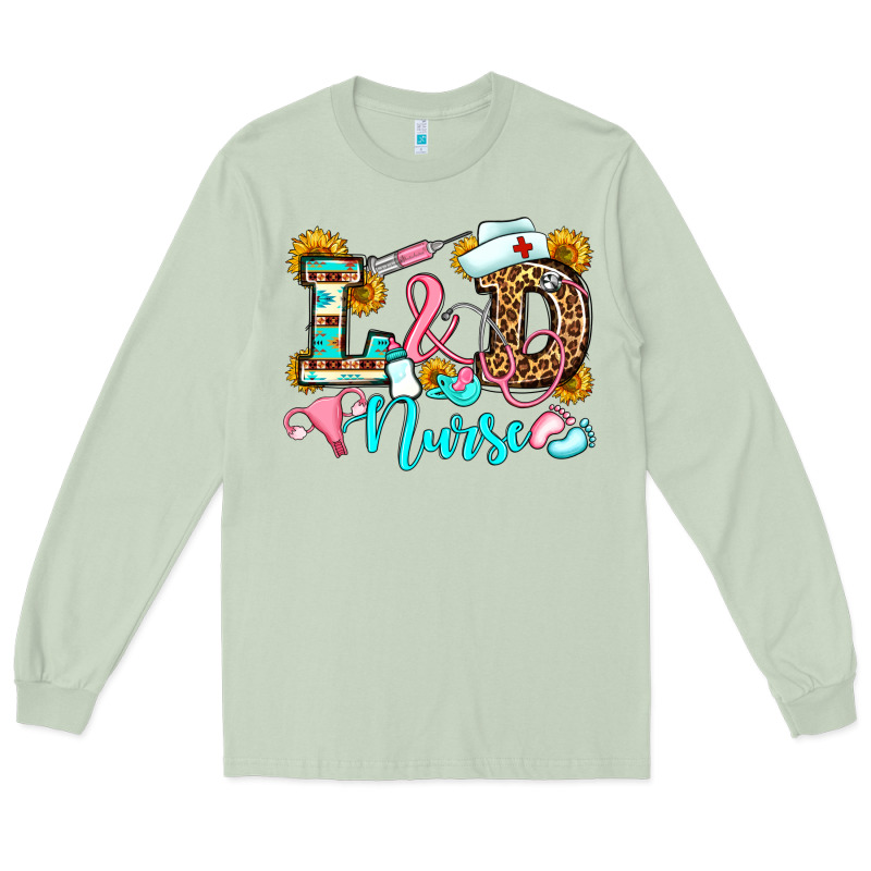 Labor And Delivery Nurse Long Sleeve Tee by OliviaCreatesArt | Teevron