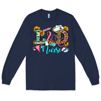 Navy labor and delivery nurse Long Sleeve Tee - OliviaCreatesArt