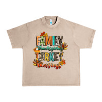 French Oak family thanksgiving turkey blessing Urban Heavy Tee - CowGirlArtShop