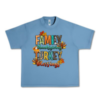 Pebble Blue family thanksgiving turkey blessing Urban Heavy Tee - CowGirlArtShop