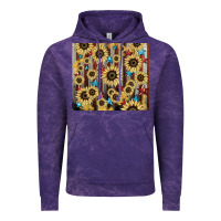 Cloud Purple America flag sunflower star tumbler Vintage Hoodie - HowdyJamesFarm