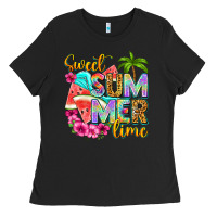 Black sweet summer time Ladies Tee - NancyCooperArtShop