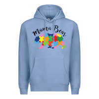 Colony Blue mama bear Premium Hoodie - CowhideDigitalArt