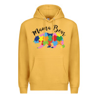 Mustard mama bear Premium Hoodie - CowhideDigitalArt