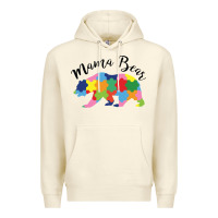 Sandshell mama bear Premium Hoodie - CowhideDigitalArt