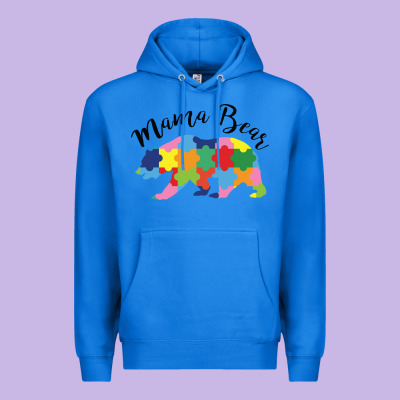 Mama Bear Premium Hoodie Designed By Cowhidedigitalart