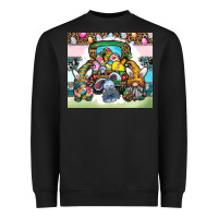 Black easter Heavyweight Sweatshirt - CowhideDigitalArt