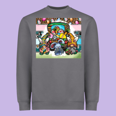 Easter Heavyweight Sweatshirt Designed By Cowhidedigitalart