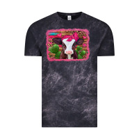 Cloud Black valentines day baby calf Vintage Tee - Jasminsmagicworld