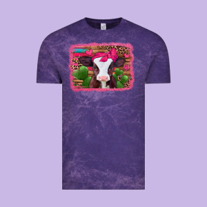 Valentines Day Baby Calf Vintage Tee Designed By Jasminsmagicworld