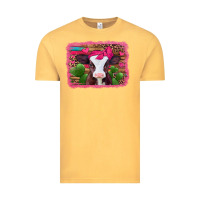 Vintage Mustard valentines day baby calf Vintage Tee - Jasminsmagicworld