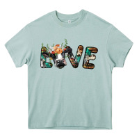 Arona love with holstein cow Heavy Core Tee - BarkalooDesign