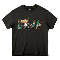 Asphalt love with holstein cow Heavy Core Tee - BarkalooDesign