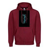 Burgundy Diamond Supply Co Teal Gift Zipper Hoodie - trangStudio