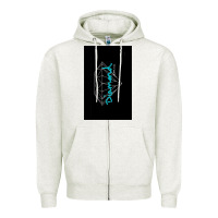 Oatmeal Heather Diamond Supply Co Teal Gift Zipper Hoodie - trangStudio