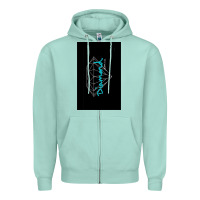 Seafoam Diamond Supply Co Teal Gift Zipper Hoodie - trangStudio