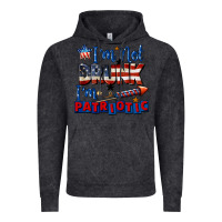 Vintage Black I'm not drunk i'm patriotic 4th of july Vintage Hoodie - CowGirlArtShop