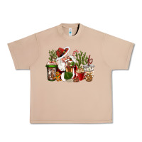 Burro western santa cowboy coffe cups christmas Urban Heavy Tee - CowGirlArtShop