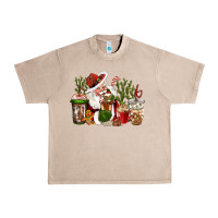 French Oak western santa cowboy coffe cups christmas Urban Heavy Tee - CowGirlArtShop
