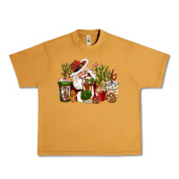Peanut Butter western santa cowboy coffe cups christmas Urban Heavy Tee - CowGirlArtShop