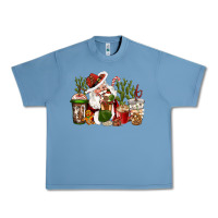 Pebble Blue western santa cowboy coffe cups christmas Urban Heavy Tee - CowGirlArtShop
