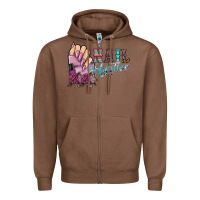 Chestnut nail hustler Zipper Hoodie - SublimationCraftShop