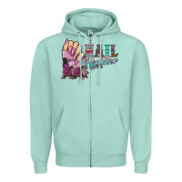 Seafoam nail hustler Zipper Hoodie - SublimationCraftShop